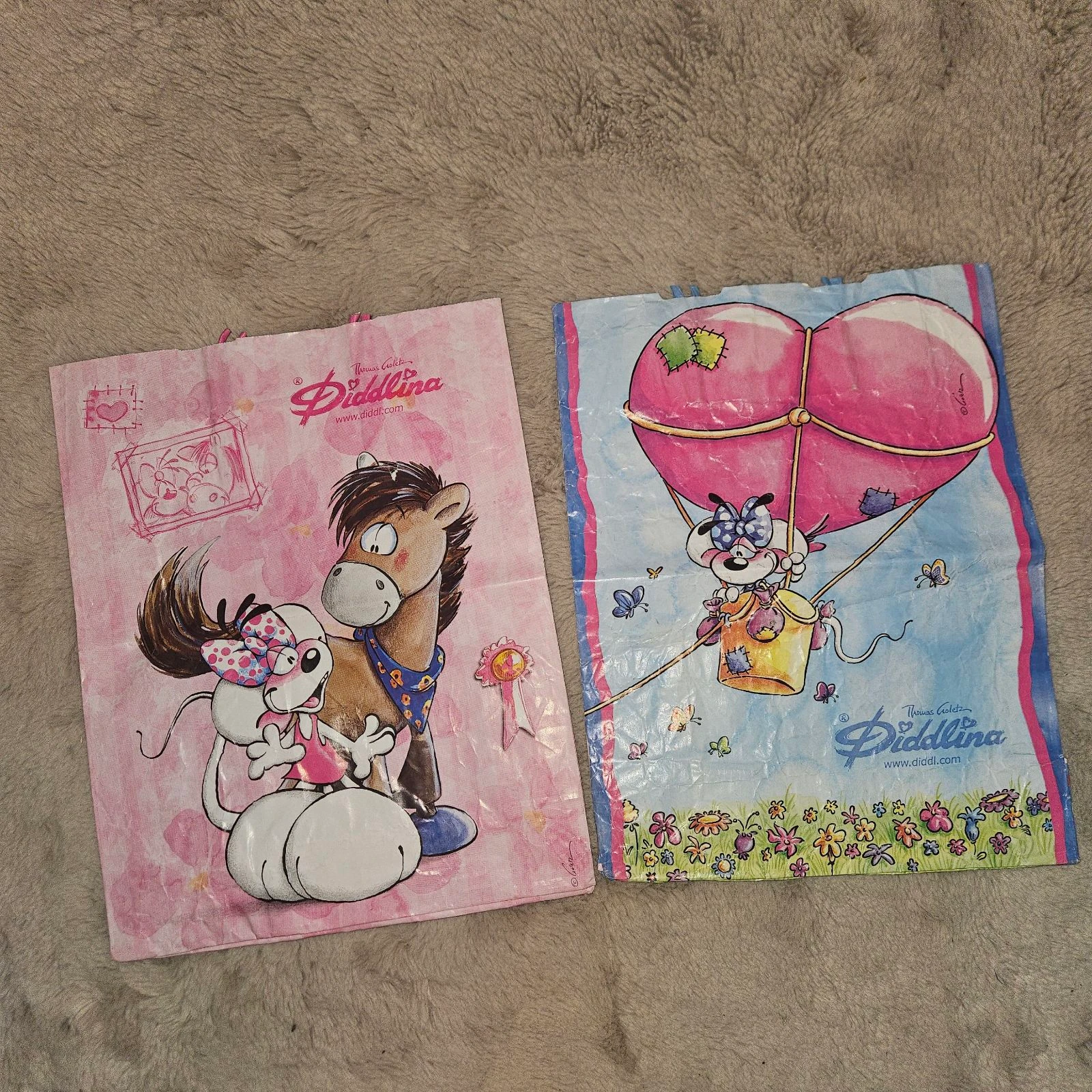 7x large shopping bags diddl – photo 3